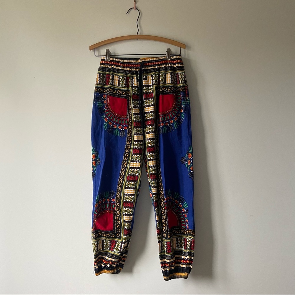 African print joggers